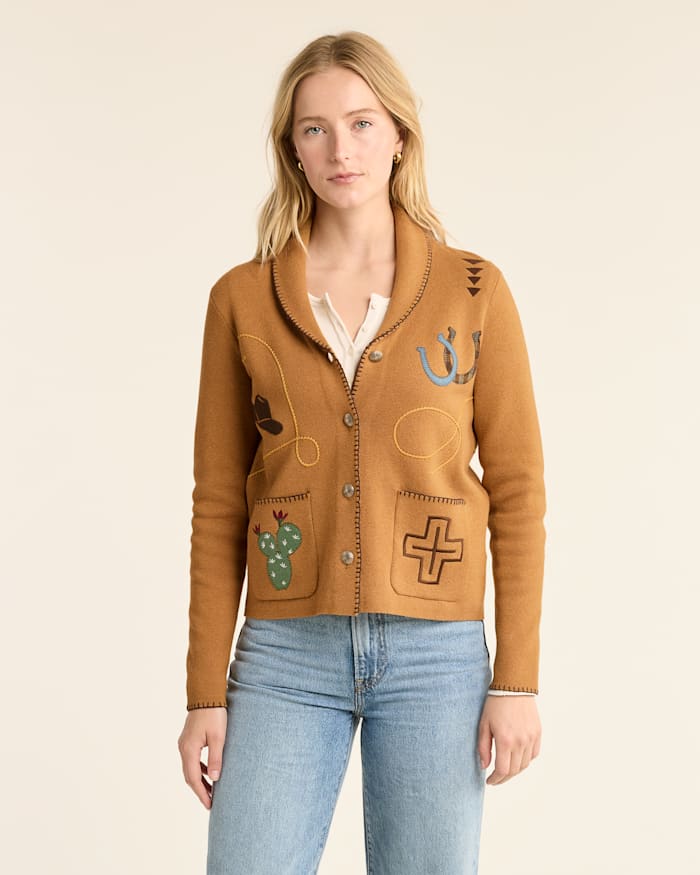 WOMEN'S WESTERN SOUVENIR CARDIGAN